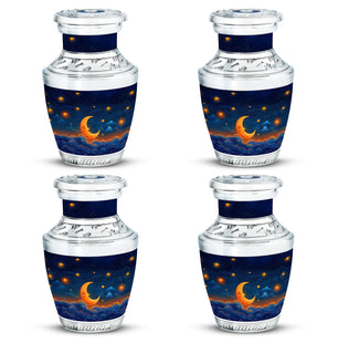 Night Sky Theme 3 Inch Keepsake Pack of 4