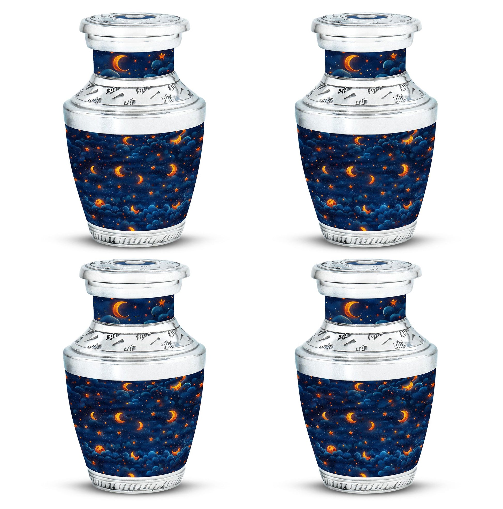 Night Sky Theme 3 Inch Keepsake Pack of 4