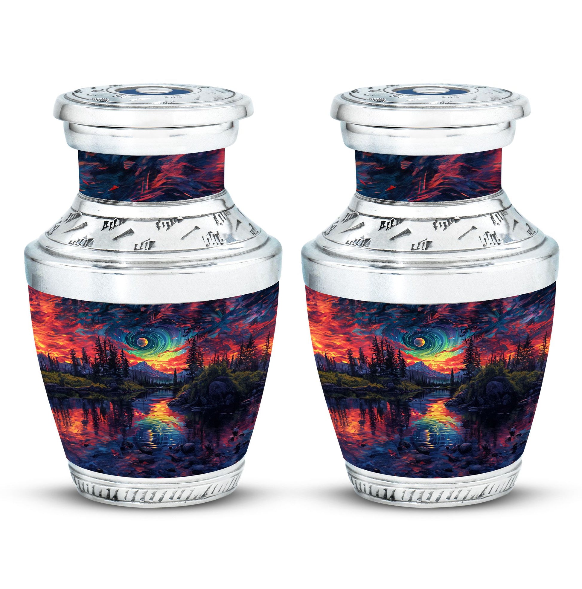 Majestic Sky Theme 3 Inch Keepsake Pack of 2