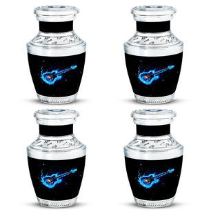Guitar Theme 3 Inch Keepsake Pack of 4