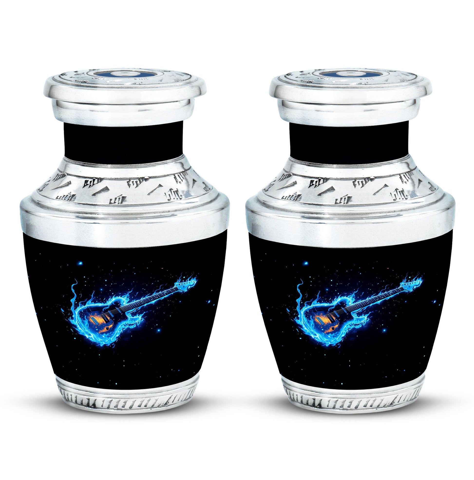 Guitar Theme 3 Inch Keepsake Pack of 2