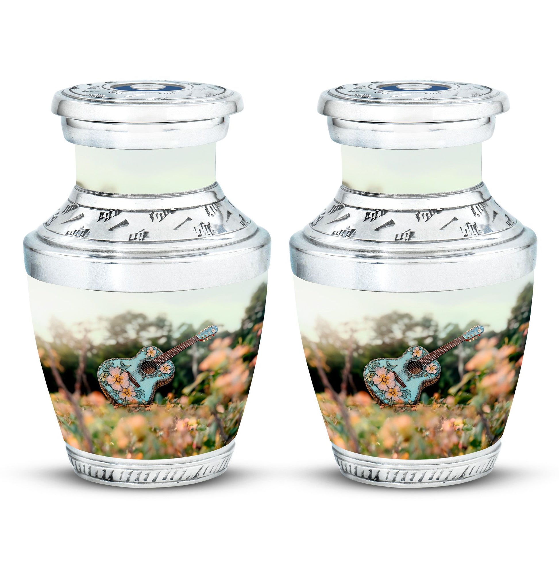 Guitar Theme 3 Inch Keepsake Pack of 2
