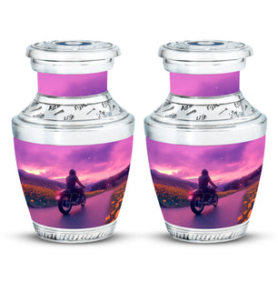 Motorbike Riders Theme 3 Inch Keepsake Pack of 2