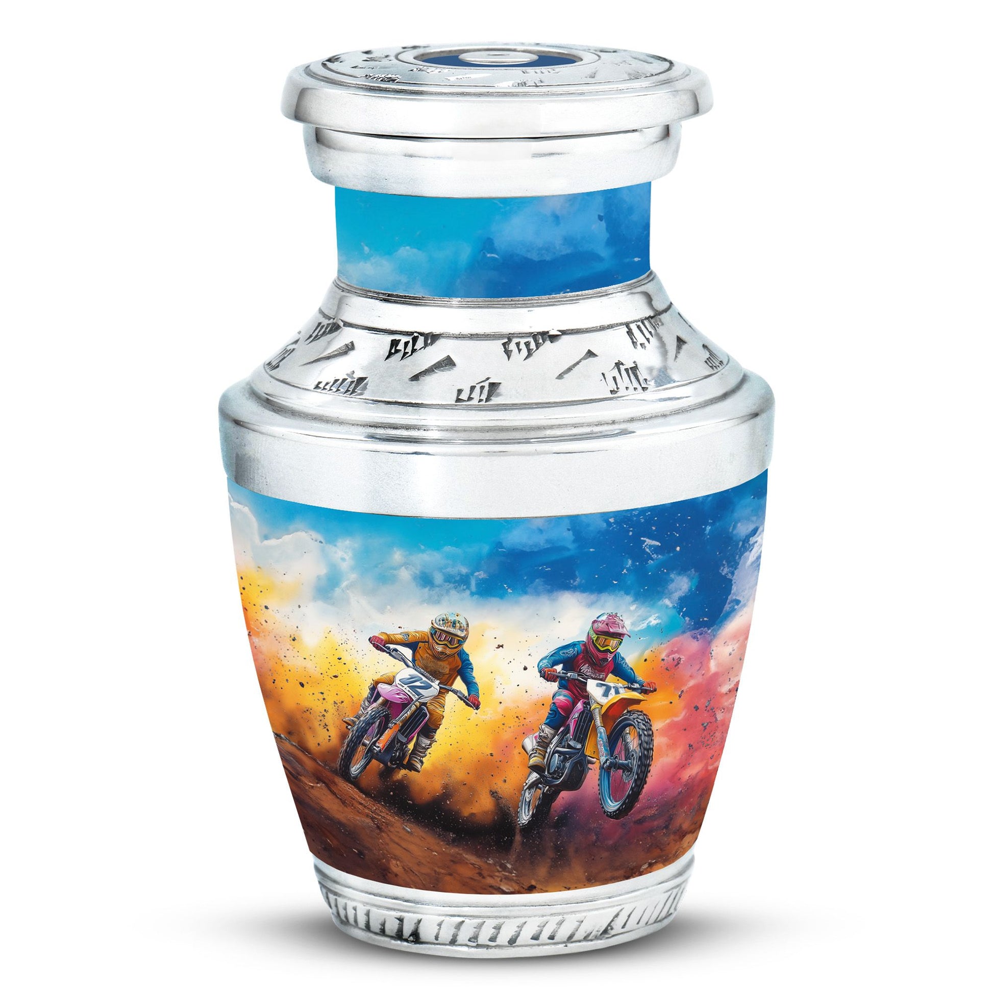 Motorbike Race Theme 3 Inch Keepsake