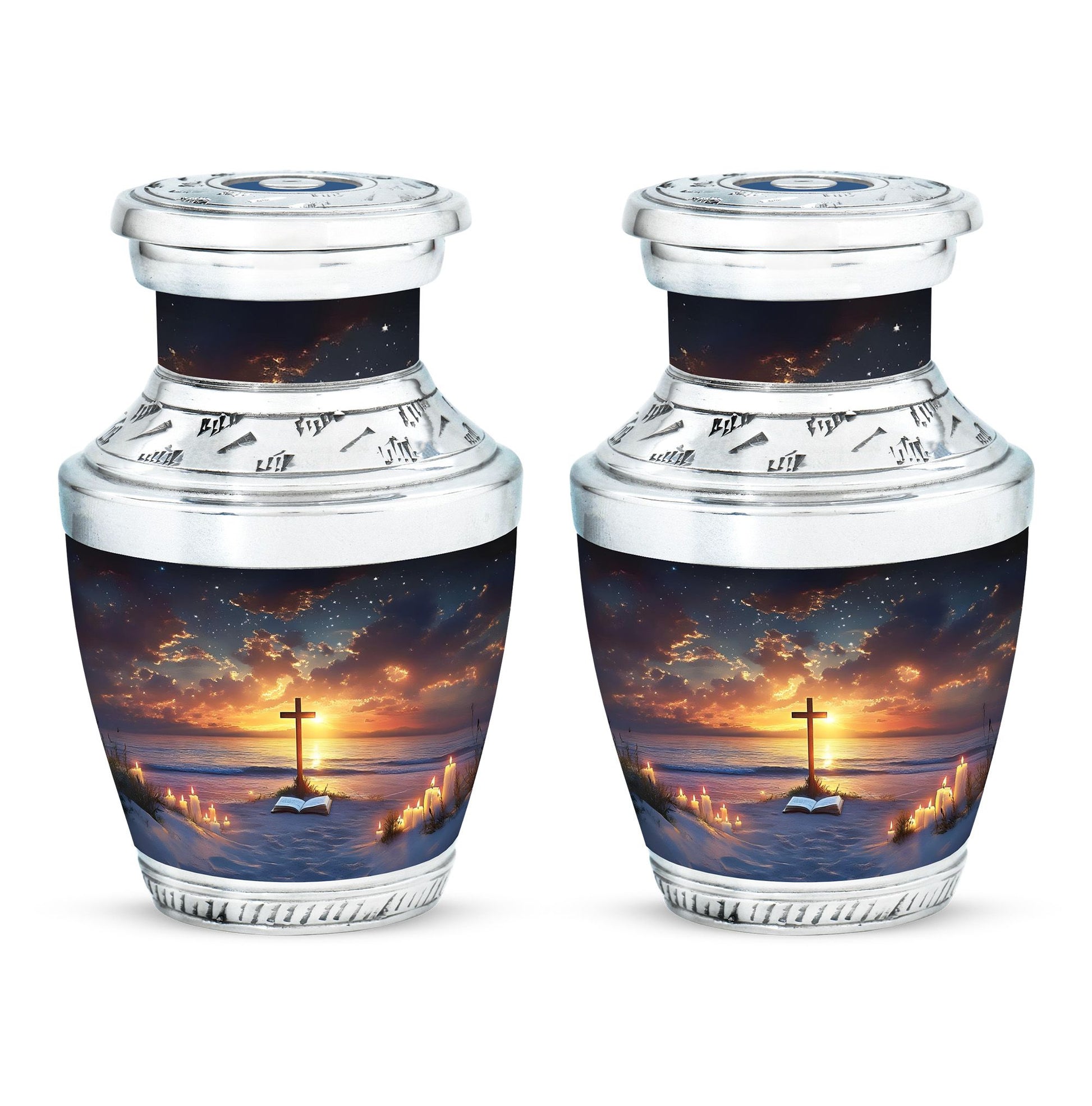 Cross Theme 3 Inch Keepsake Pack of 2