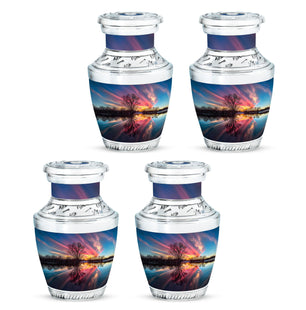 River Theme 3 Inch Keepsake Pack of 4