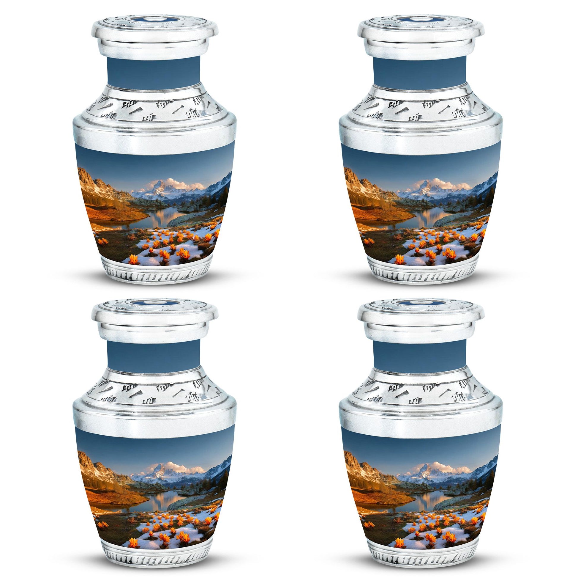 Nature Theme 3 Inch Keepsake Pack of 4