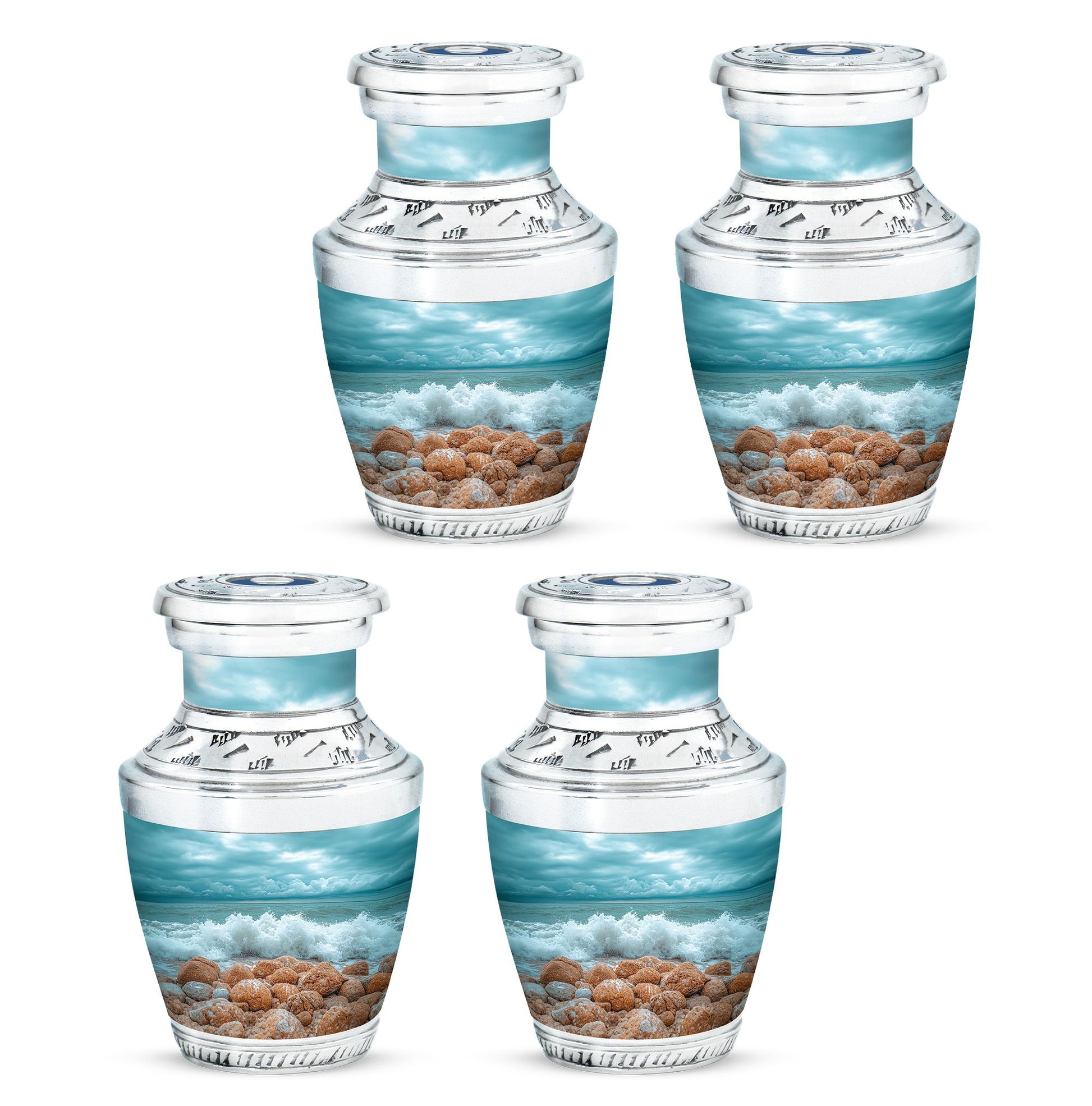 Sea Theme 3 Inch Keepsake Pack of 4